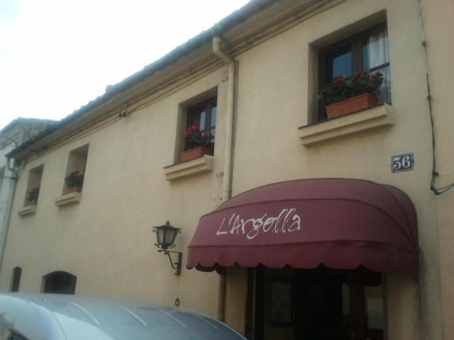 L'Argolla Hotel-Pizzeria サンタ・コロマ・デ・ファルネルス エクステリア 写真